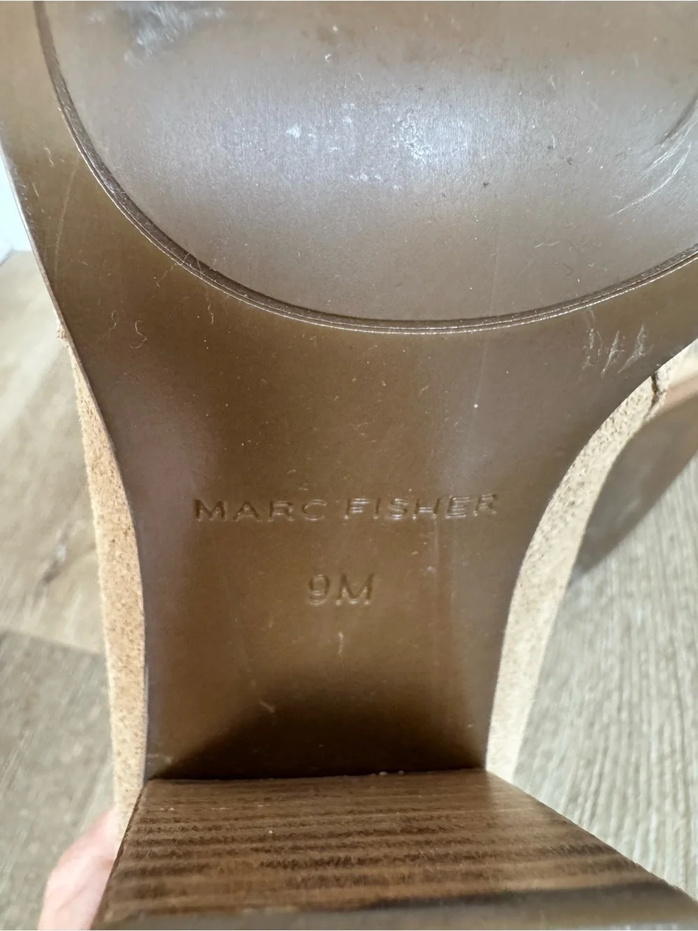 Marc Fisher crafted sharp padded